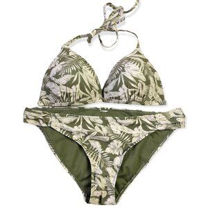 Primark 2-Piece Tropical Print Swimsuit Set - L